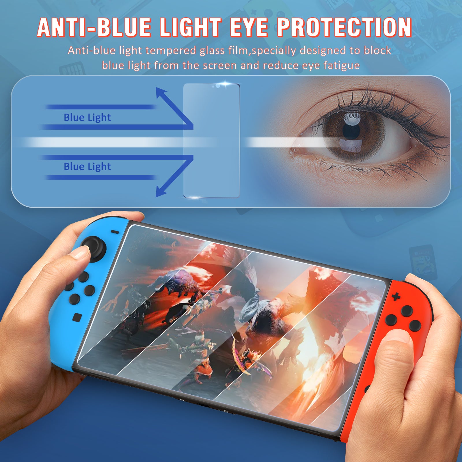 Screen Protector Tempered Glass for Nintendo Switch 2, Transparent Clear Screen Protector for Nintendo Switch 2 Accessories - 2 Packs