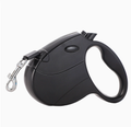 Likaty Heavy Duty Retractable Dog Leash, 16ft Durable Flex Rope with Non-Slip Grip for Dogs up to 77 lbs, Black