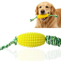 Dog Chew Toys for Aggressive Chewers, Likaty Indestructible Rope Dog Toy Puppy Chew Teething Toys for Large Medium Small Dogs - Yellow