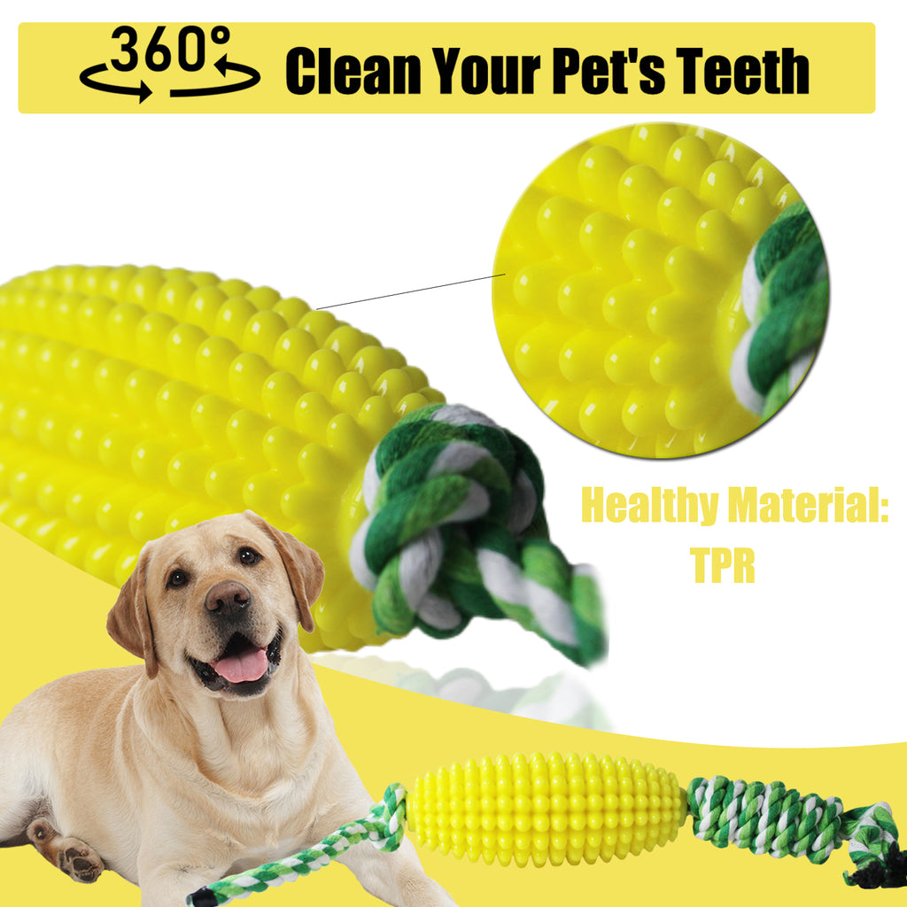 Dog Chew Toys for Aggressive Chewers, Likaty Indestructible Rope Dog Toy Puppy Chew Teething Toys for Large Medium Small Dogs, Yellow & Blue