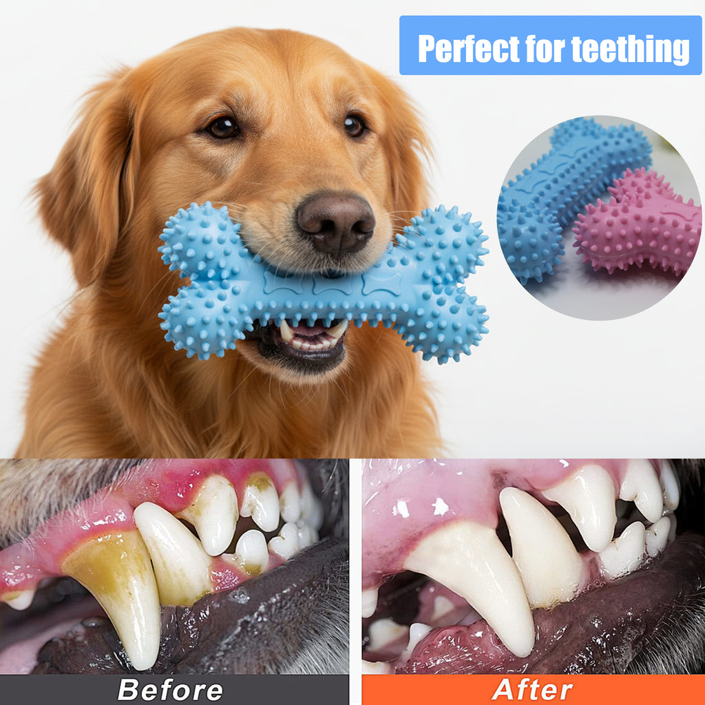 Dog Chew Toys for Aggressive Chewers, Likaty Indestructible Dog Toy Puppy Chew Teething Toys for Large Medium Small Dogs, 3PCS