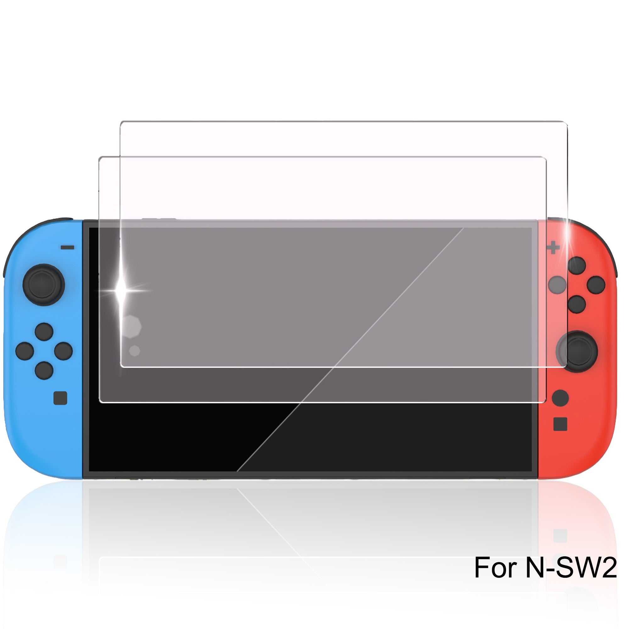 Screen Protector Tempered Glass for Nintendo Switch 2, Transparent Clear Screen Protector for Nintendo Switch 2 Accessories - 2 Packs